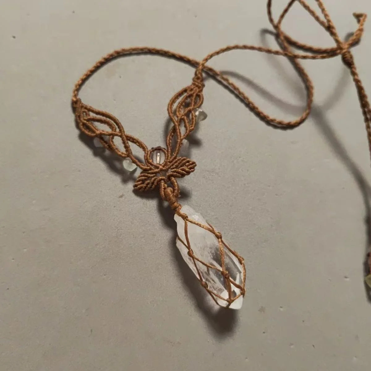 Windborne Prayer Lung Ta Clear Quartz Amulet — Horse of the Wind, Carry This