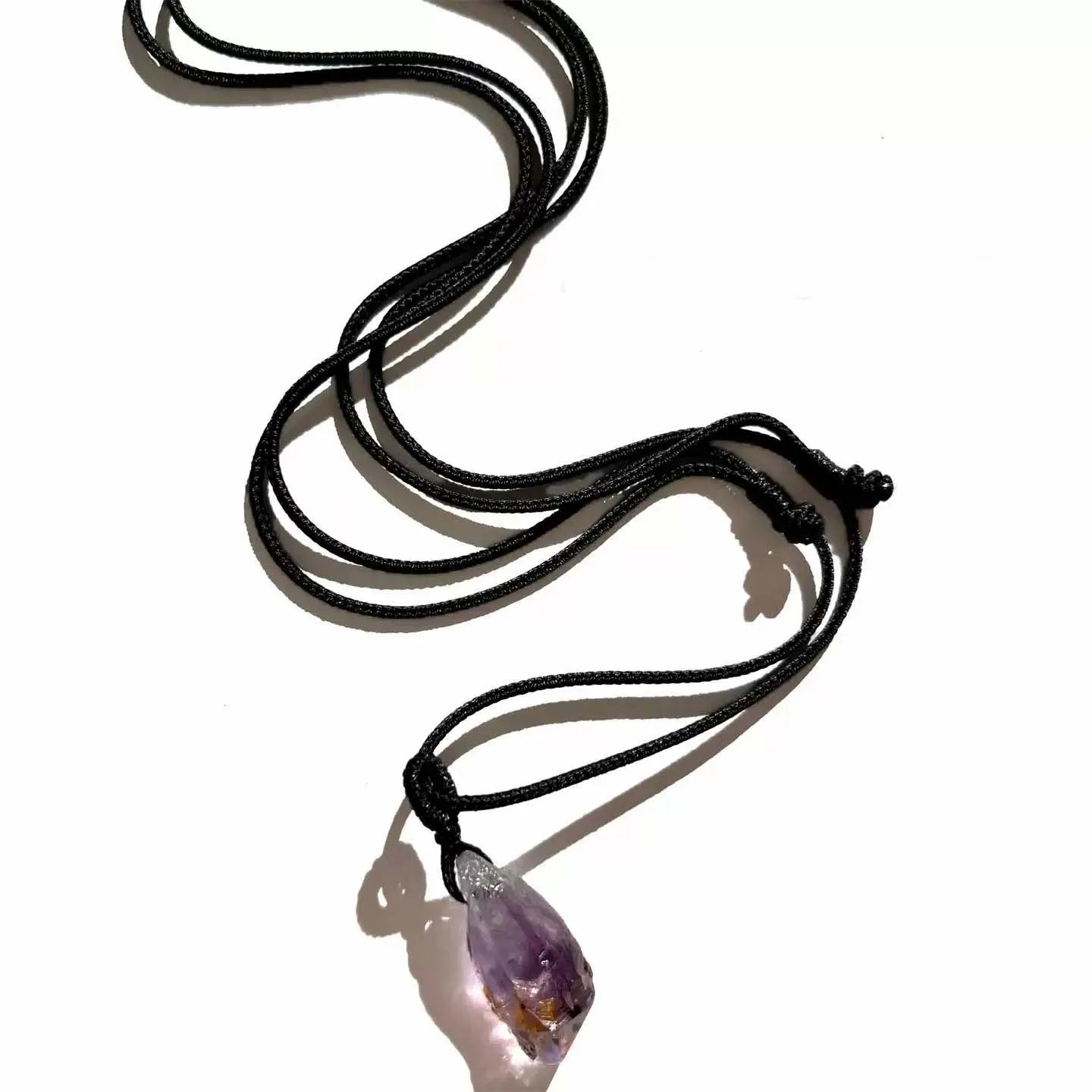 Amethyst Crown Pendant — Purple Clarity