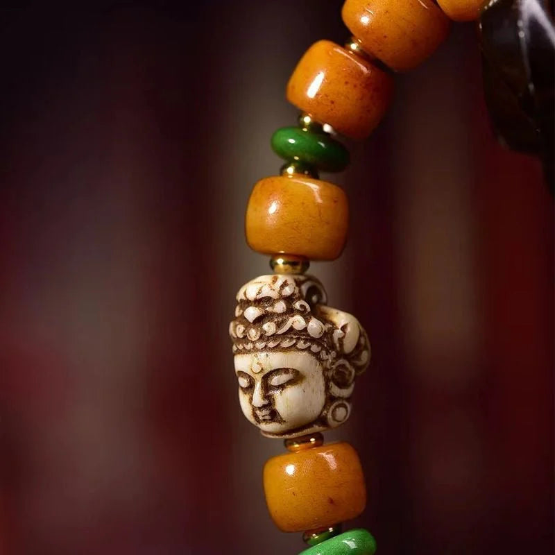 Bare Devotion Yak Bone Bodhi Bracelet — Stripped to the Sacred