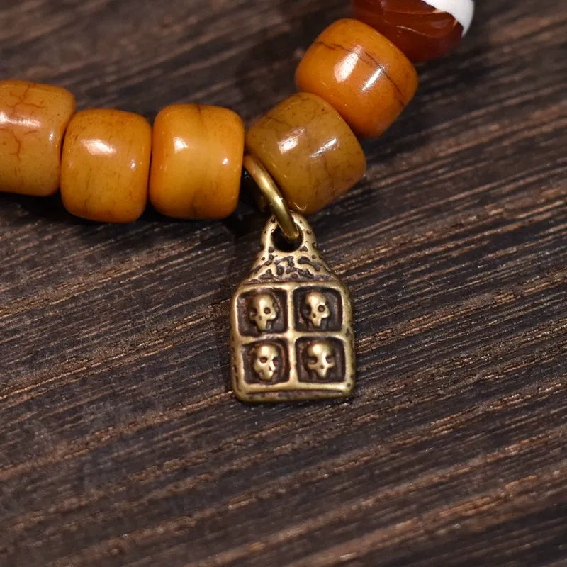 Bone Path 108 Yak Bone Mala — Hand-Carved, Hand-Counted