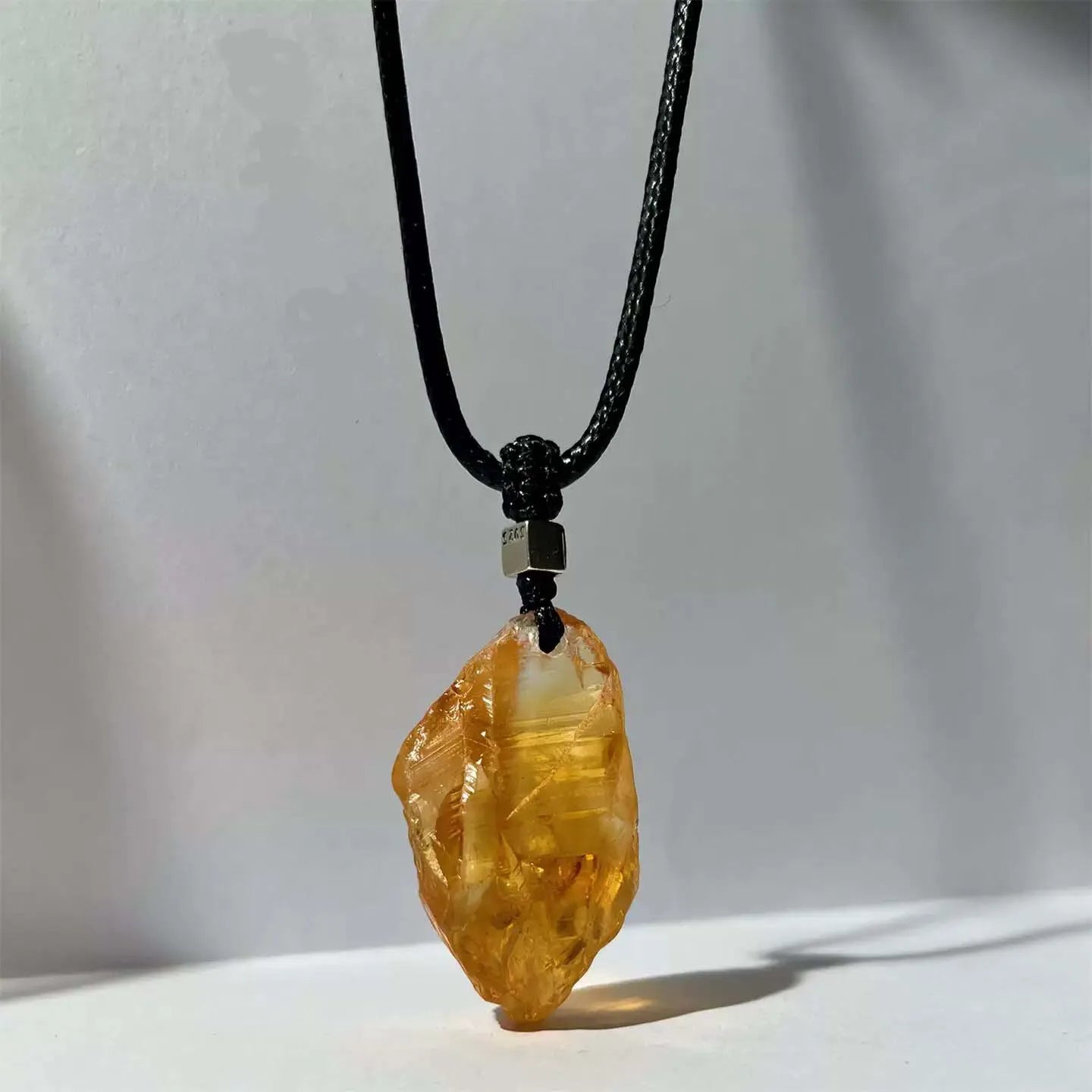Golden Stillness Citrine Pendant — Light Held Close