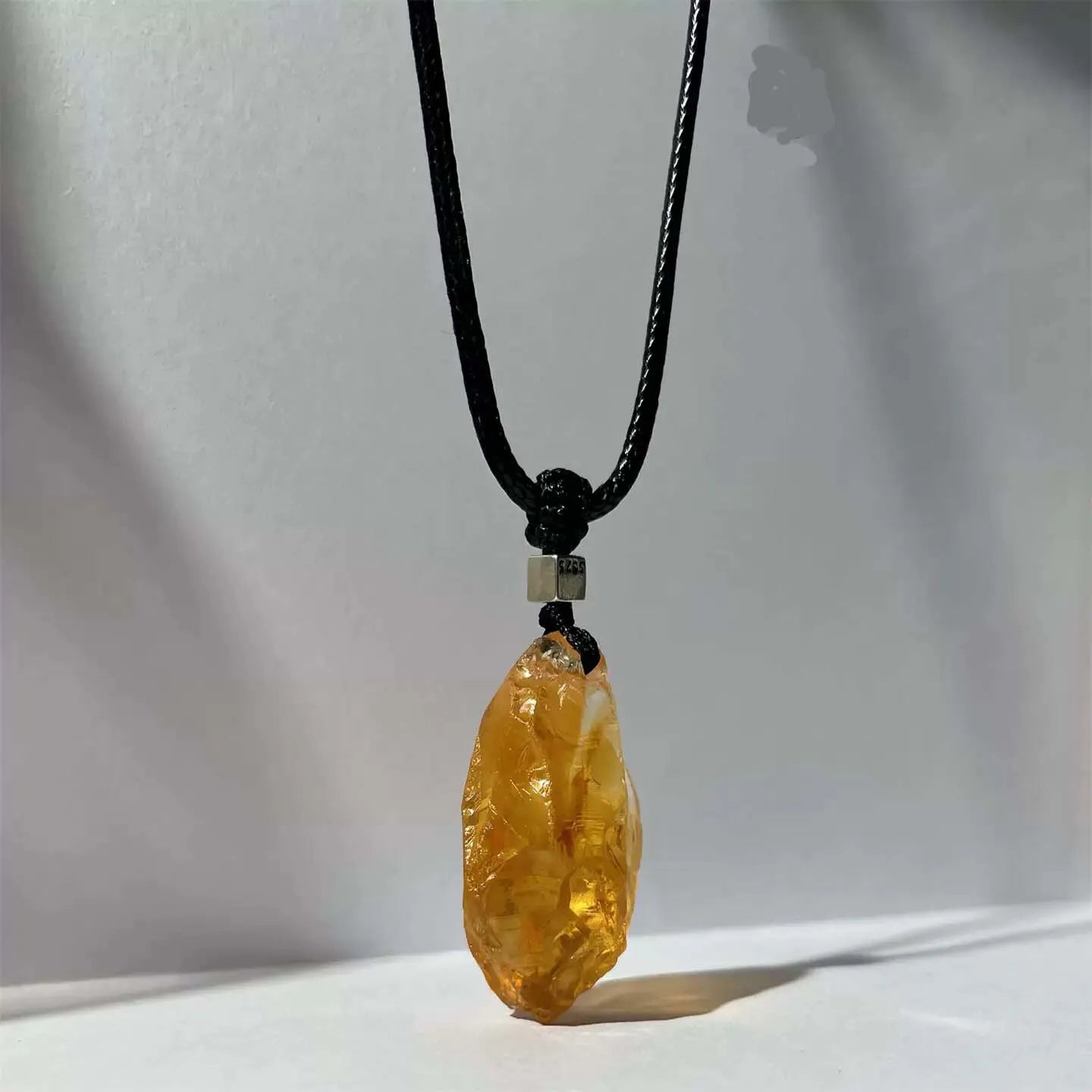 Golden Stillness Citrine Pendant — Light Held Close