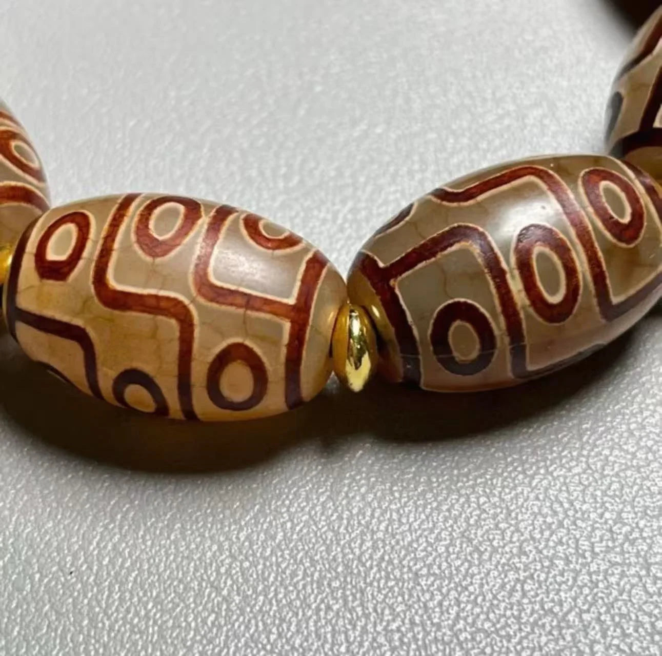 Harmonious Ground Six Harmony Dzi Bracelet — Aligned in All Six Directions