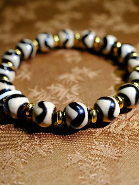 Mystic Fortune Tso Si Dzi Bracelet — Fortune Woven In, Thread by Thread