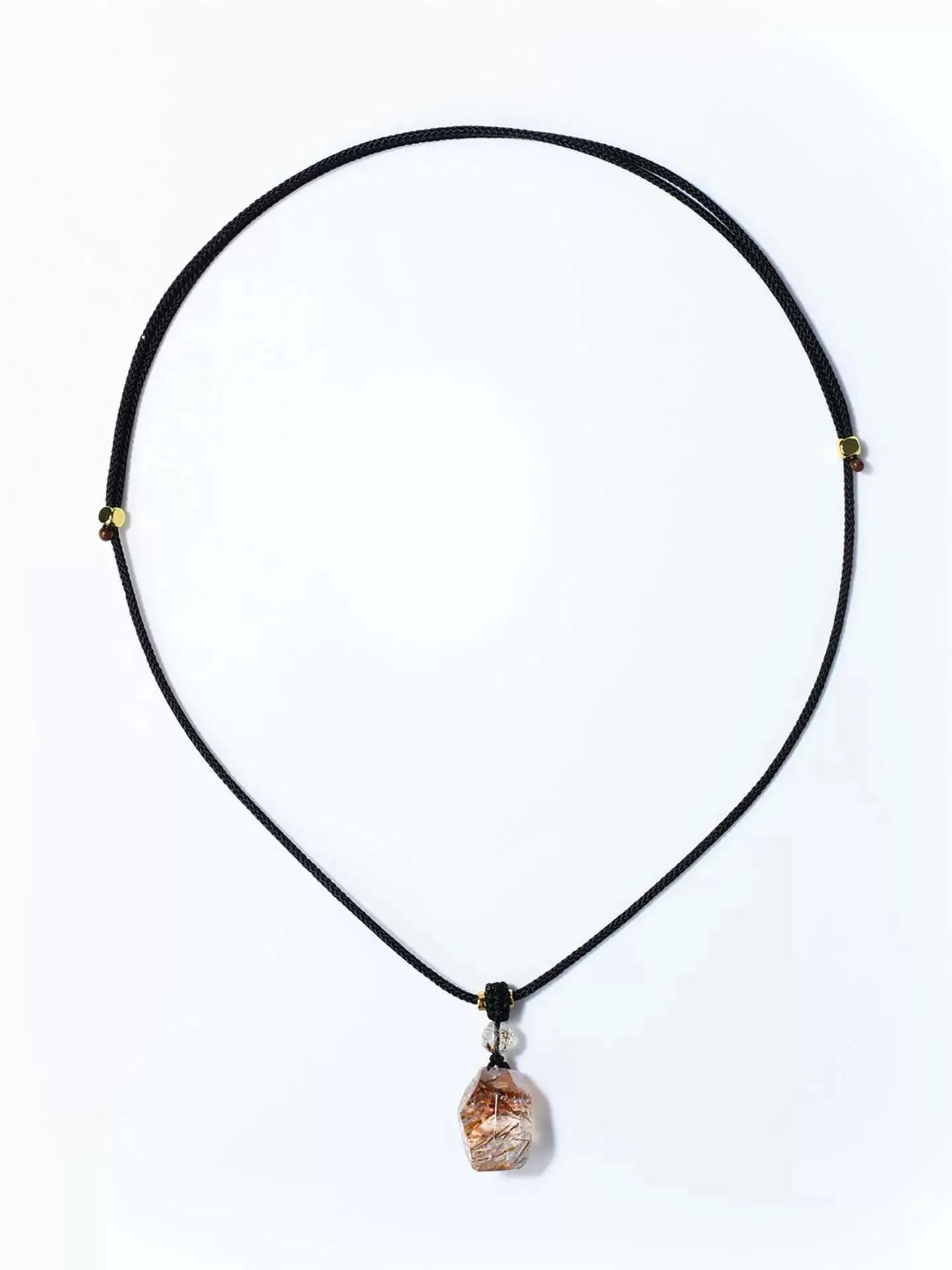 Rooted Glow Smoky Quartz Pendant — Earth Light