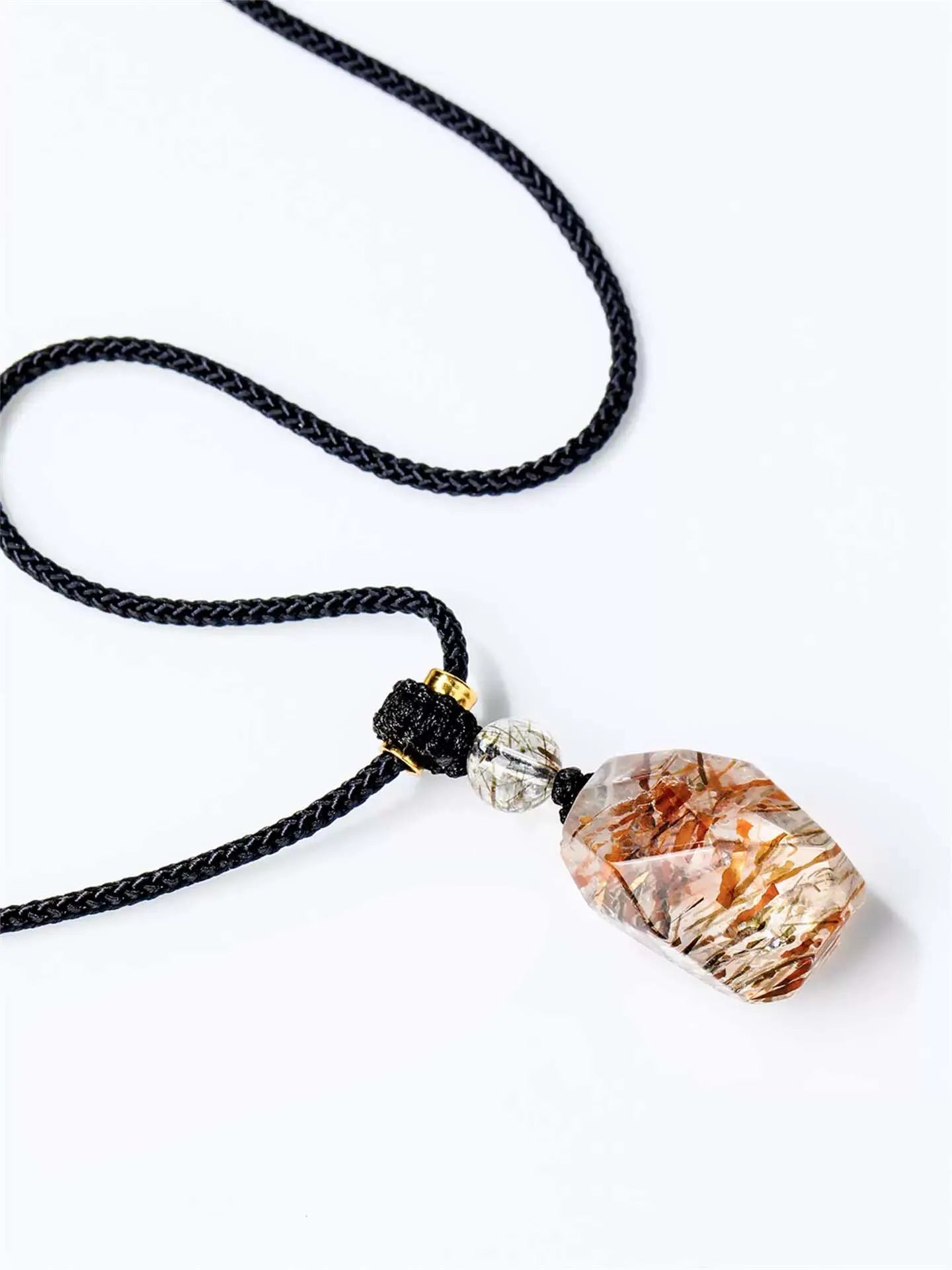 Rooted Glow Smoky Quartz Pendant — Earth Light