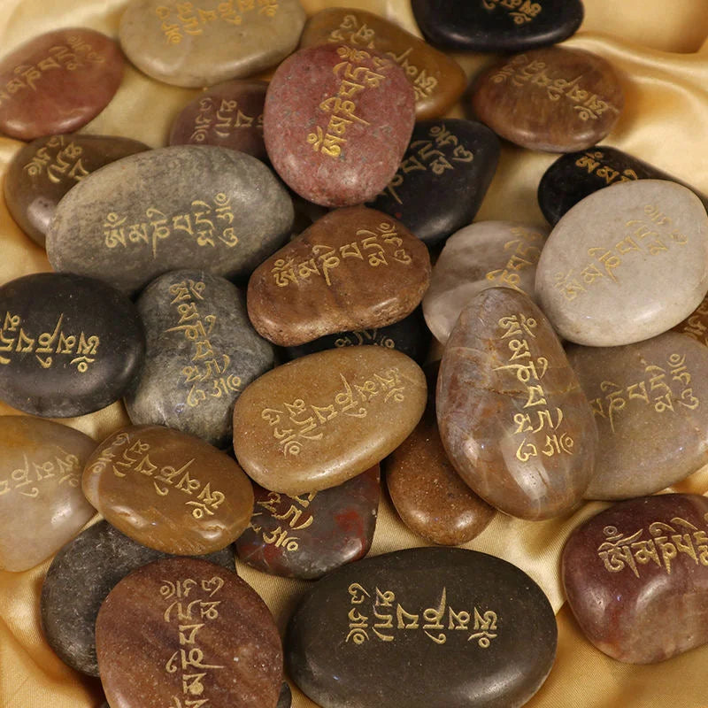 Sacred Mantra Nima Stone — Om Mani Padme Hum