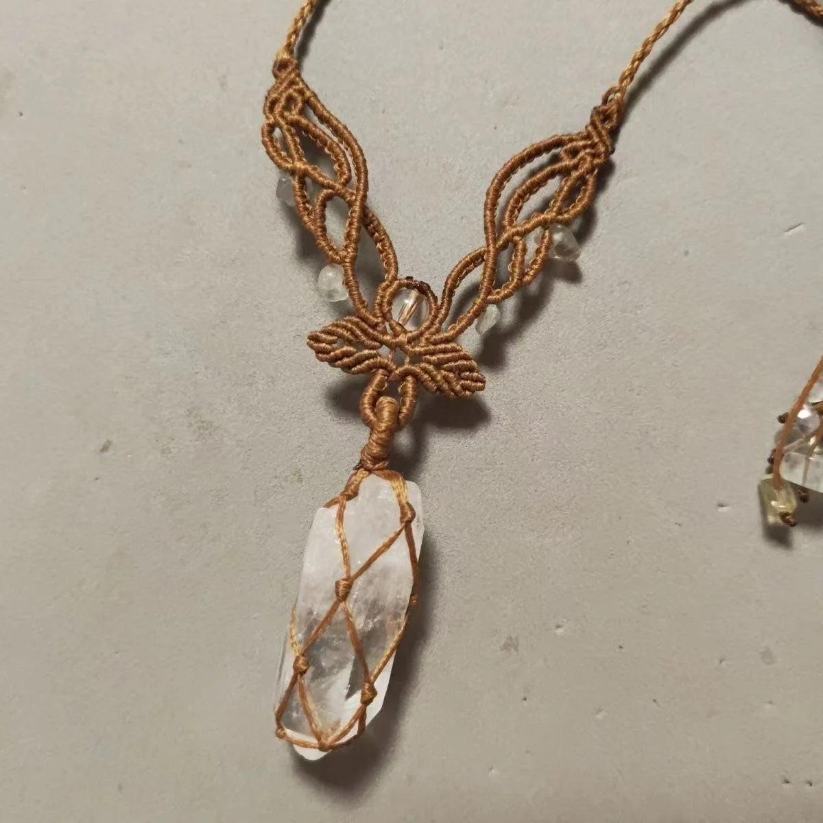 Windborne Prayer Lung Ta Clear Quartz Amulet — Horse of the Wind, Carry This
