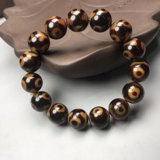 agate three eye dzi bracelet 01