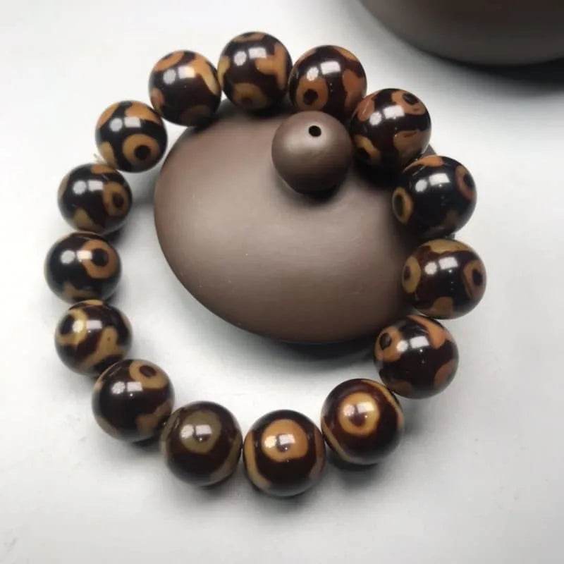 agate three eye dzi bracelet 07