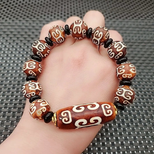 hui pattern dzi bracelet 01
