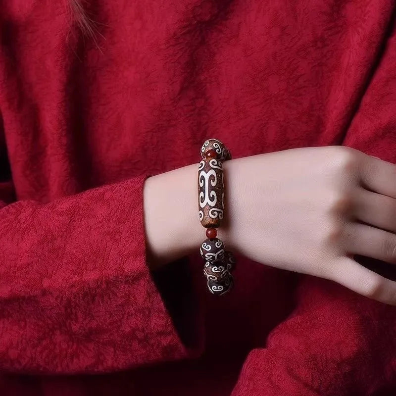 hui pattern dzi bracelet 08